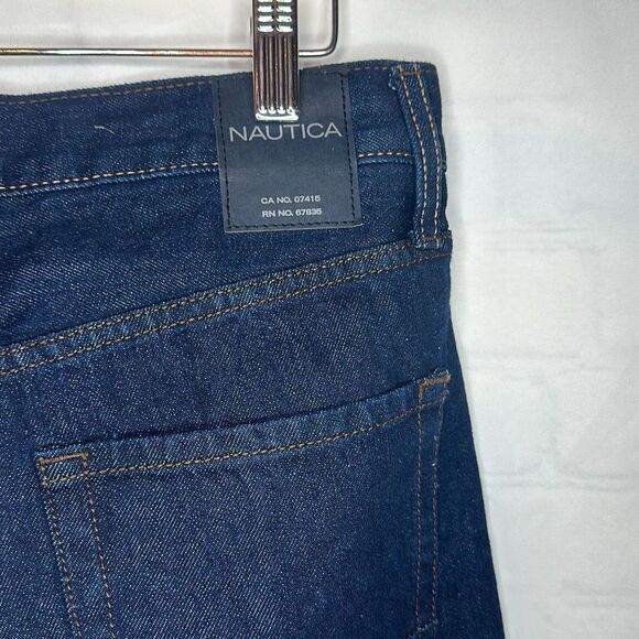 Nautica Mens Dark Wash Straight Fit size 30x30 Jeans Denim - Picture 4 of 10